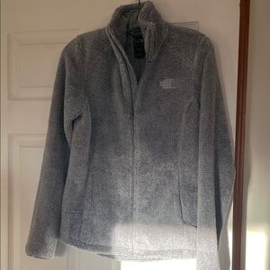 The North Face Women's Light Gray Teddy Jacket